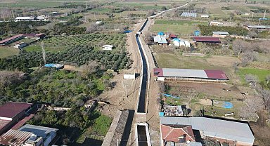 Donduran'da 580 dekar alan taşkından korunacak