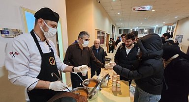 DPÜ'de öğrencilere çorba ikramı