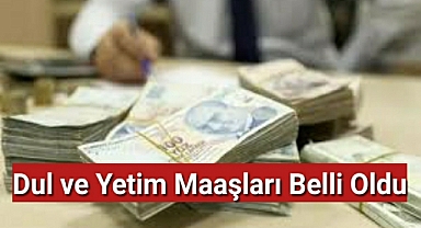 Dul ve yetim maaşları belli oldu