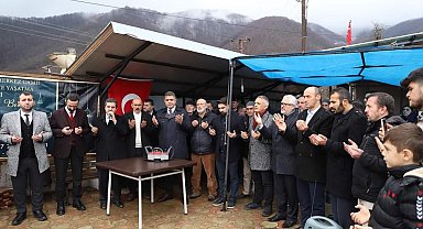 Düverdüzü Camisinin temeli dualarla atıldı