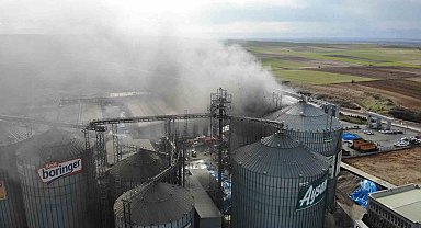 Edirne'de sıvı yağ fabrikasında yangın