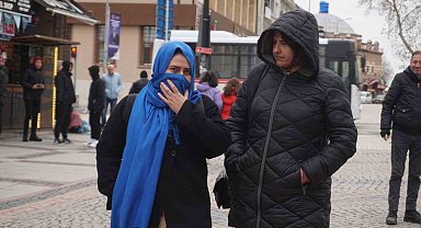 Edirne'de soğuk hava hayatı olumsuz etkiledi