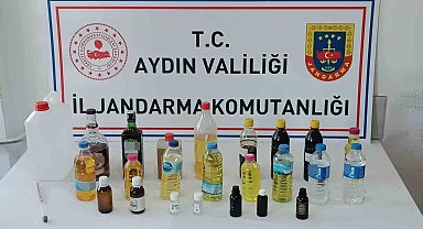 Efeler'de kaçak içki operasyonu