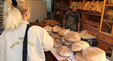 Ekmek üretimi yapan fırınlar denetlendi