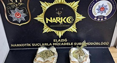 Elazığ'da 1 kilo 292 gram uyuşturucu ele geçirildi: 1 tutuklama