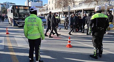 Elazığ'da 'Önce Yaya' uygulaması