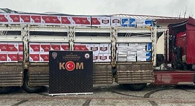 Elazığ'da 6,5 milyon bandrolsüz makaron ve 438 kilo tütün ele geçirildi