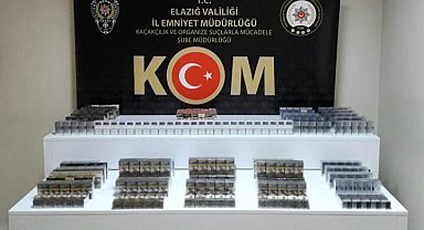 Elazığ'da stepneye zulalanmış 610 paket kaçak sigara ele geçirildi