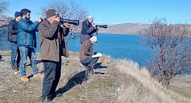 Elazığ'da su kuşu popülasyonunun tespiti için çalışma yapıldı