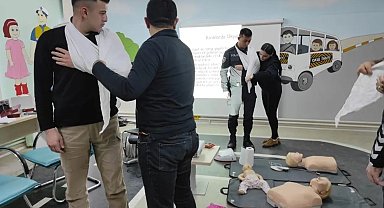 Emniyet personeline ilk yardım eğitimi