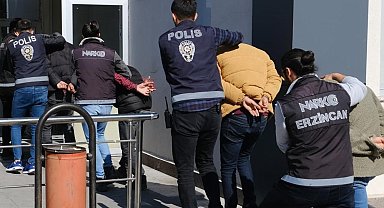 Erzincan'da 2023 yılında uyuşturucu ticareti yaptığı gerekçesiyle 75 kişi tutuklandı