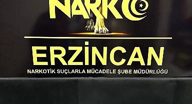 Erzincan'da uyuşturucu operasyonu: 4 gözaltı