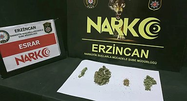 Erzincan'daki uyuşturucu operasyonunda 2 kişi tutuklandı