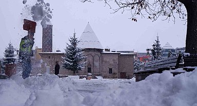 Erzurum beyaza büründü