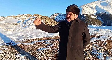 Erzurum'da köylülerin granit ocağı tepkisi