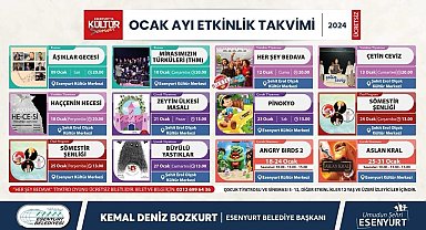 Esenyurt'ta kültür sanat dolu bir ocak ayı programı