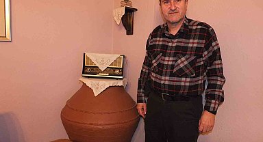 Eski yağ küpleri mekanlara süs oldu