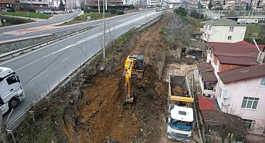 Eskihisar feribot yolu genişletiliyor