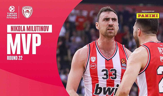 Euroleague'de haftanın oyuncusu Nikola Milutinov oldu