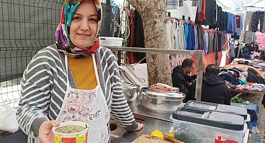 Evde yaptığı yemekler geçim kaynağı oldu