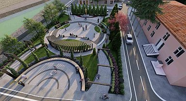 Ezine Zübeyde Hanım Kent Meydanı ve Atatürk Parkının ihalesi 2 Şubat'ta yapılacak