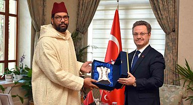 Fas İstanbul Başkonsolosu Mehdi Erramı, Vali Ünlü'yü ziyaret etti