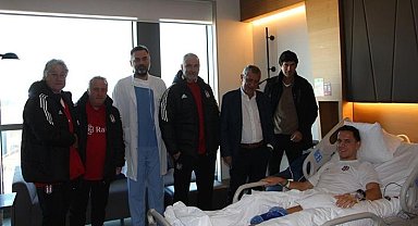 Fernando Santos'tan, Amir Hadziahmetovic'e geçmiş olsun ziyareti