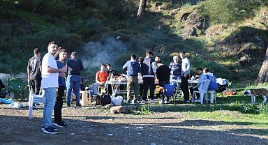 Fethiye'de öğrenciler piknikte buluştu