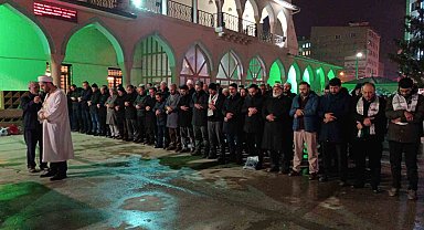 Filistin'de hayatını kaybedenler için Van'da gıyabi cenaze namazı