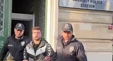 Filistin'e destek yürüyüşünden dönen vatandaşa yumrukla saldıran şüpheli tutuklandı