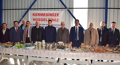 Gazze'ye bağışlanacak olan hayır çarşısı kuruldu