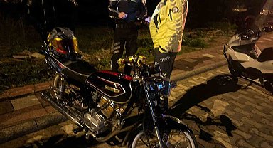 Gece kartalları Milas'ta huzuru bozan motosiklet sürücüsünü yakaladı