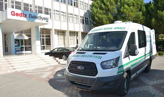 Gediz Belediyesi cenaze hizmet aracı geçtiğimiz yıl 29 bin 468 kilometre yol kat etti