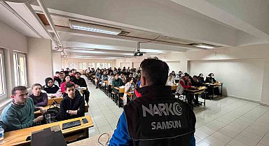 Gençlere 'uyuşturucu bağımlılığı ve zararları' anlatıldı