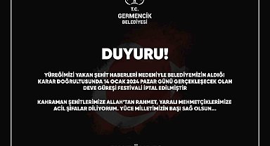 Germencik Deve Güreşi Festivali iptal edildi