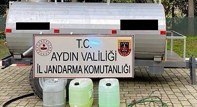 Germencik'te kaçak akaryakıt ele geçirildi