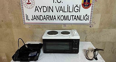 Germencik'te kamu kurumundan hırsızlık yapan şüpheliler yakalandı