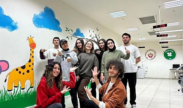 GHTK, Eskişehir Şehir Hastanesi Çocuk Kan Alma biriminin duvarlarını süsledi