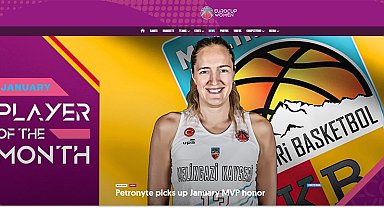 Gintare Petronyte, Avrupa'da ayın oyuncusu oldu