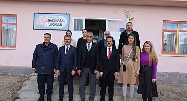 Gölbaşı Belediye Başkanı Şimşek, Hacıhasan İlkokulunu ziyaret etti