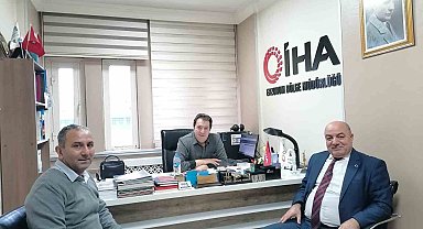 Hak Sen Konfederasyonu Bölge Başkanı İlim Gödekmerdan İHA'ya ziyaret