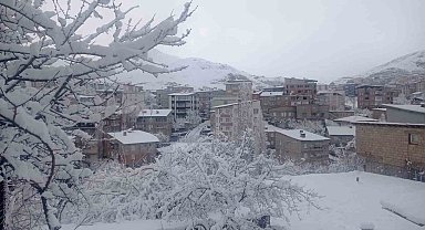 Hakkari kar hapsinde: Okullar tatil edildi, 284 yerleşim yerinin yolu kapandı