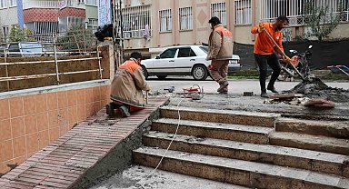 Haliliye Belediyesi engelli rampası talebine kayıtsız kalmadı