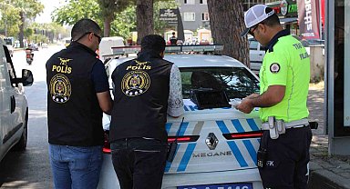 Hatalı sürücüler havadan görüntülendi