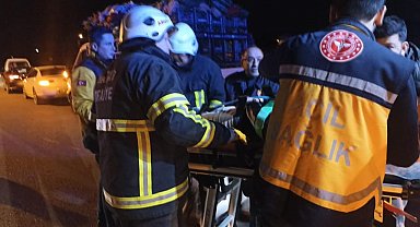Hatay'da kontrolden çıkan araç bahçeye uçtu: 6 yaralı