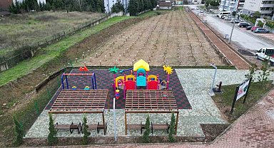 Hatıra ormanına park ve yürüyüş yolu