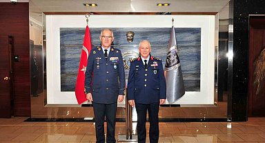 Hava Kuvvetleri Komutanı Kadıoğlu, NATO Birleştirilmiş Hava Harekat Merkezi Komutanı De Lara'yı kabul etti