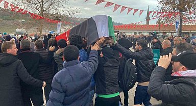 Hayatını kaybeden Filistinli kanser hastası Ankara'da son yolculuğuna uğurlandı