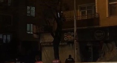 Hırsız Örümcek Adam gibi tırmandığı balkonda yakayı ele verdi