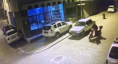 Hırsızın rahat tavrı kameralara yansıdı